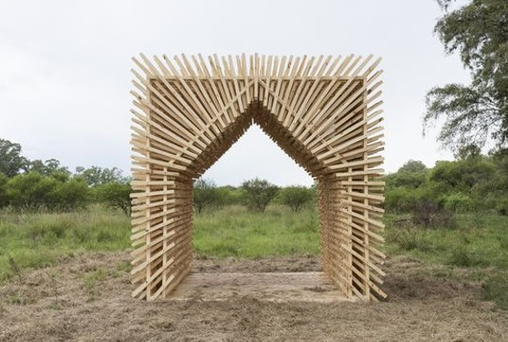 Gapura Bambu Minimalis