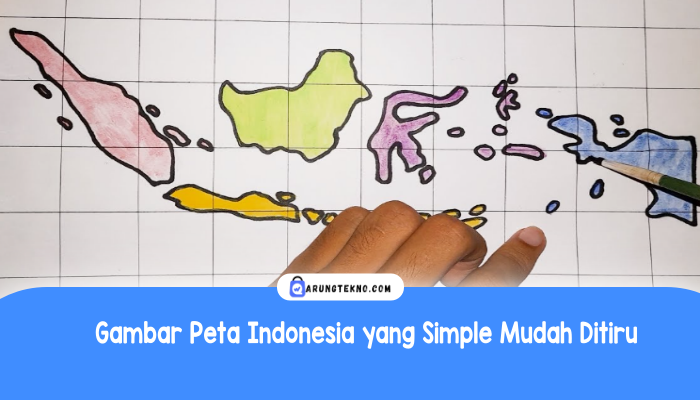 Gambar Peta Indonesia yang Simple
