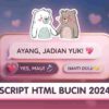 Viral! Script HTML Bucin Terbaru dan Keren