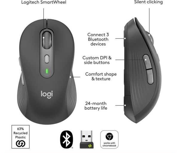 Logitech Signature Plus M750 Wireless Mouse: Fitur dan Kelebihan Cek disini!